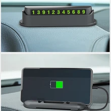 Автомобильный Стайлинг временная парковка держатель для карт телефона Hidenable автомобильный парковочный номер с Освежителем воздуха духи дополнительная наклейка для автомобиля