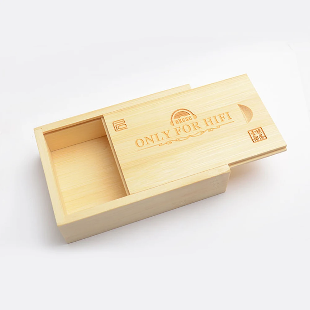 

OKCSC New arrival High Quality Wooden Case for Earphones Earbuds