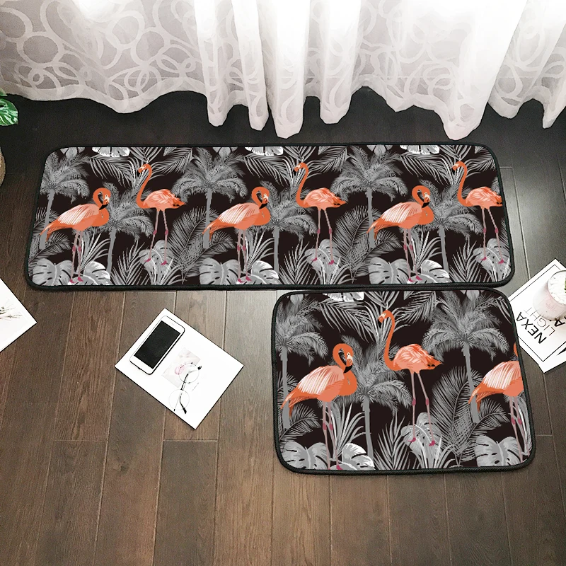 

Cartoon Kid Room Bedside Carpet Winter Warm Super Flannel Point Plastic Anti-slip Kitchen Mat Rug Thick Indoor Entrance Doormat