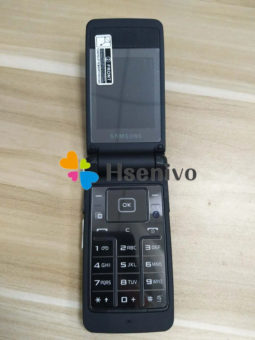  S3600 Original Unlocked Samsung S3600 1.3MP Camera GSM 2G Russian Keyboard support Flip Cell Phone 