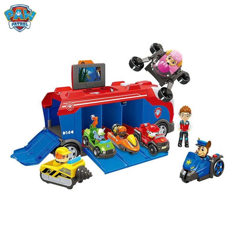 Paw Patrol, пластиковый игровой набор, обсерватория, игрушки Patrulla Canina, игрушки с музыкальными фигурками, игрушки для детей, детские игрушки