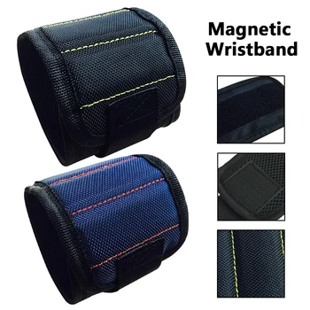 

Car Auto Repair Kit 370mm Nylon Wrist Strong Magnetic Nail Screw Drill Bit Holder Wristband Holding Hand Tool Bag Bracelet Belt
