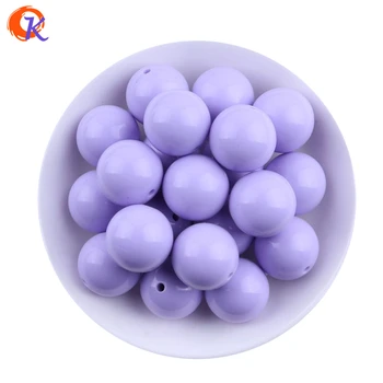 

S43 Cordial Design 20MM 100pcs Lavender Chunky Solid Beads Colorful Chunky Beads For Jewelry Kit Making CDWB-517259