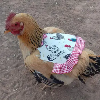 

Pet Clothes Hen Apron Poultry Hen Saddle Apron Feather Protection Holder Chicken Duck Wings Back Protector Adjustable Hen Dress