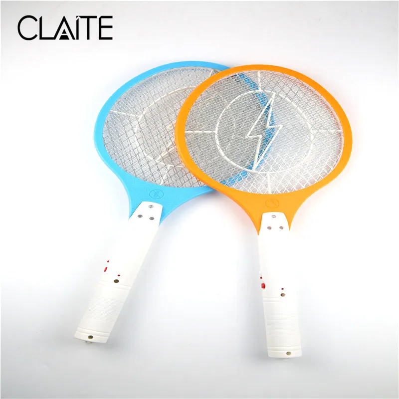 

CLAITE 3 Layers Rechargeable Electric Mosquito Swatter Fly Bug Zapper Racket Insects Bug Wasp Zapper Fly Mosquito Killer AC 220V