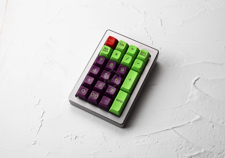  Anodized Aluminium case for cospad xd24 custom keyboard acrylic panels diffuser can support Rotary 