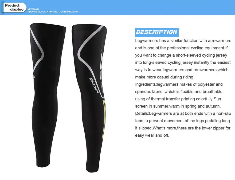 XINTOWN Защита от ультрафиолетовых лучей гетры для велоспорта гетры для ног для футболистов гетры для ног согревающая повязка для колена спортивные гетры