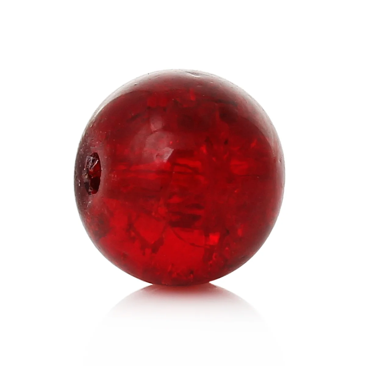 

DoreenBeads 100 Crackle Glass Round Beads 8mm Dia. (B05629), yiwu