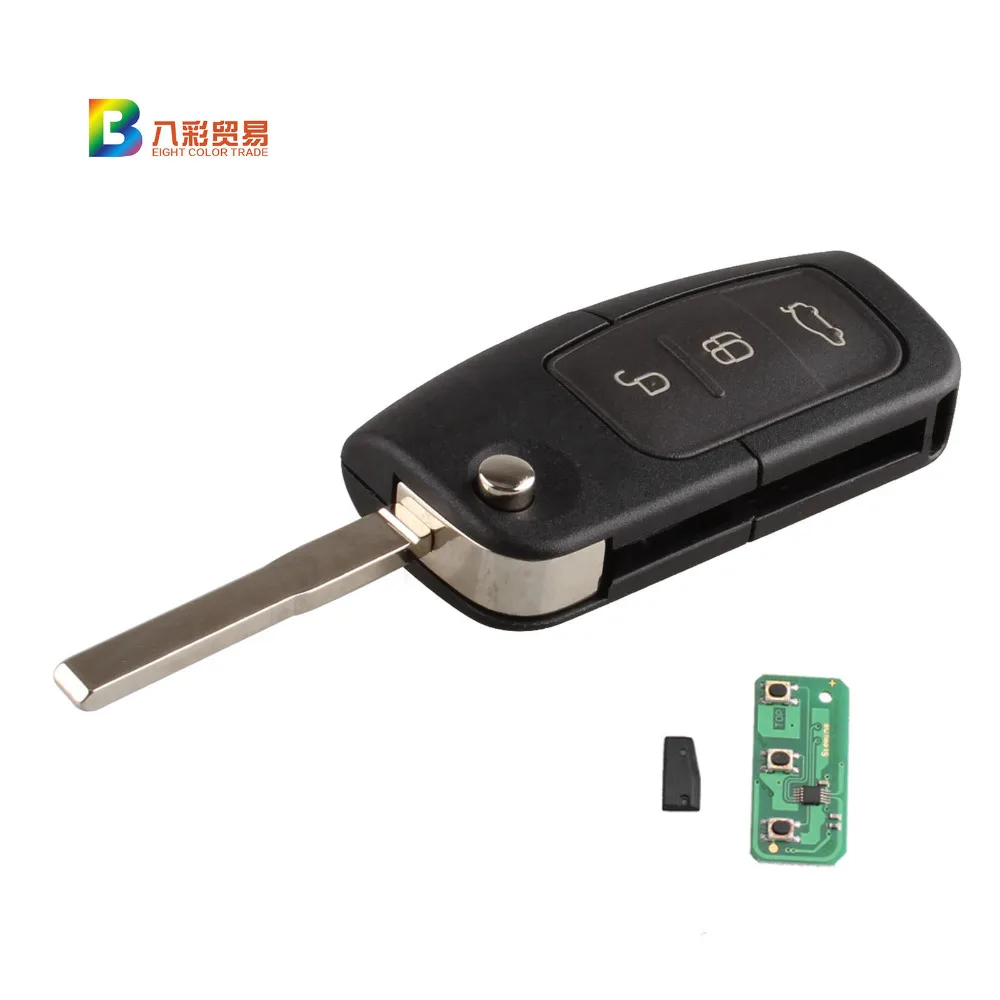 Prix pour Verrouillage À Distance Clé Fob 3 Bouton 433 MHz Avec Puce 4D63 pour Ford Focus Monde avec logo Prix pour Verrouillage À Distance Clé Fob 3 Bouton 433 MHz Avec Puce 4D63 pour Ford Focus Monde avec logo