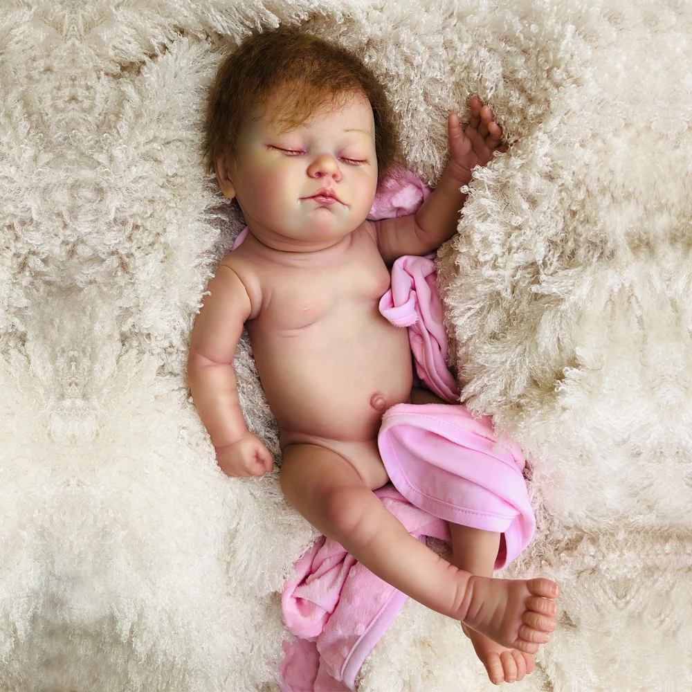 Эксклюзивная кукла bebes reborn 50 см полный силиконовые для новорожденных, для девочек куклы богатых живопись младенец получивший новую жизнь коллекционные игрушки подарок