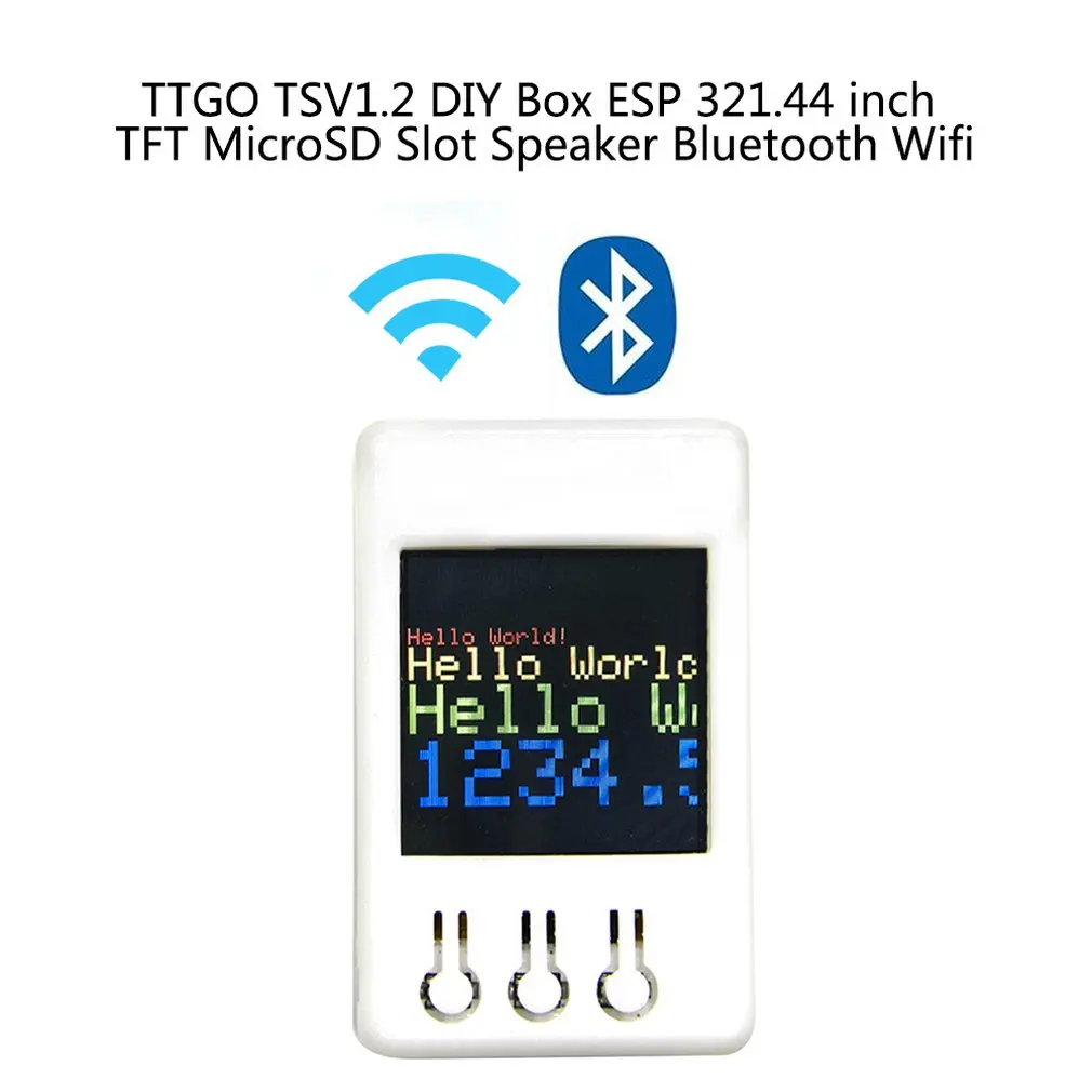 

TTGO TS V1.2 ESP32 1.44 1.8 TFT MicroSD card slot Speakers WIFI Module