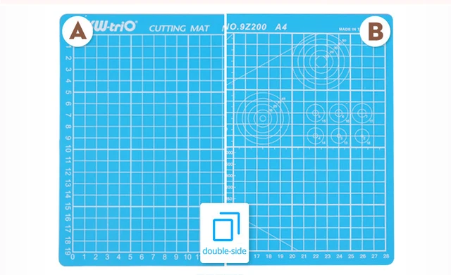 Jual ❆ ORI! Cutting Mat Size A4 PINK 9Z200, Double Sided Self Healing  ukuran A4. MADE IN TaiwaN ۩