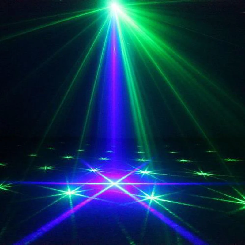 Disco Light Music Stroboscope Effect Laser Projector Ball LED Light