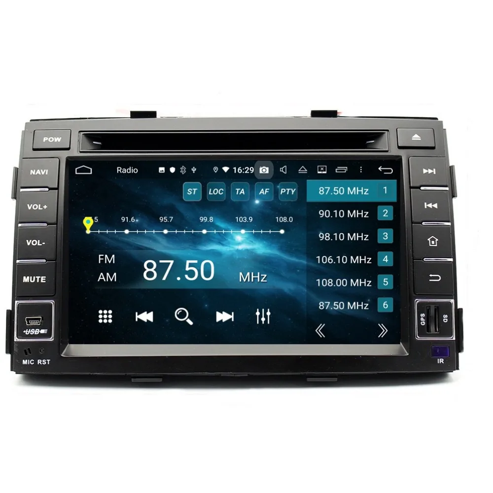Flash Deal DSP Android 9.0 Octa Core 7" Car DVD Head Unit for Kia Sorento 2011 2012 RDS Radio GPS 4GB RAM Bluetooth 4.2 WIFI USB 32GB ROM 5