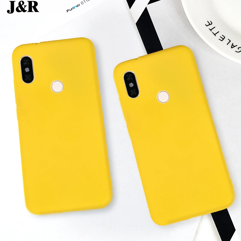 

Ultra-thin Candy Color Case for Xiaomi Redmi Note 5 4X 5A Redmi 5 Plus S2 4A 6A 6 Pro Mi A2 Lite 6X 8 SE F1 Soft TPU Phone Cases