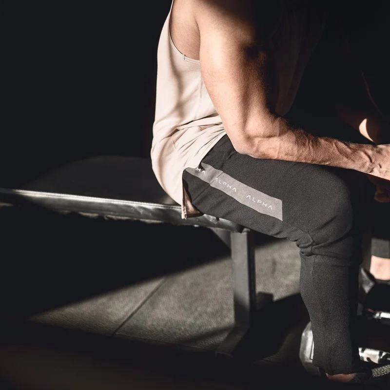 

Men Jogger Pants Fashion Letter Hip Hop Stretch Joggers Runner Pants For Men Trousers Fitness Sporting Workout Popular Cool Pant