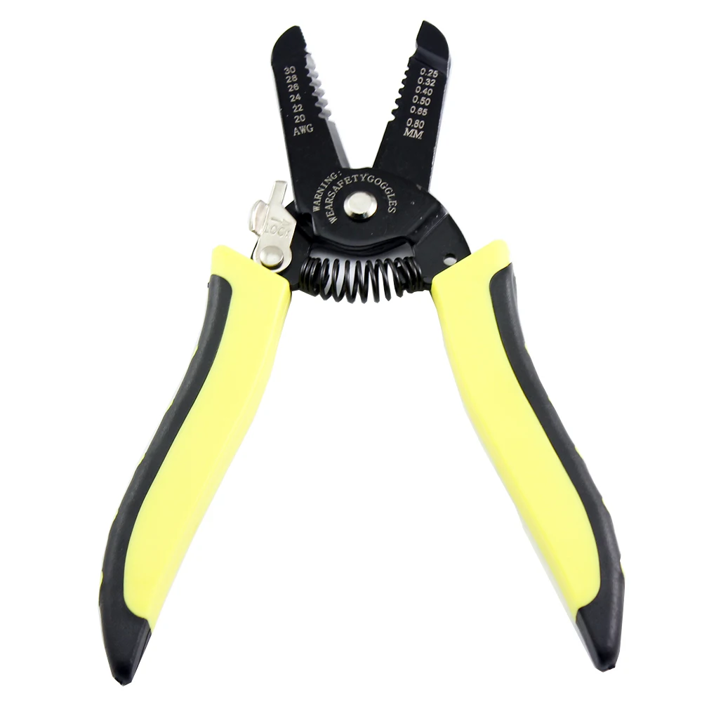 

10-22 AWG/16-26 AWG/20-30 AWG SK7 Stainless Steel Decrustation Pliers Precision Wire Stripper Nippers