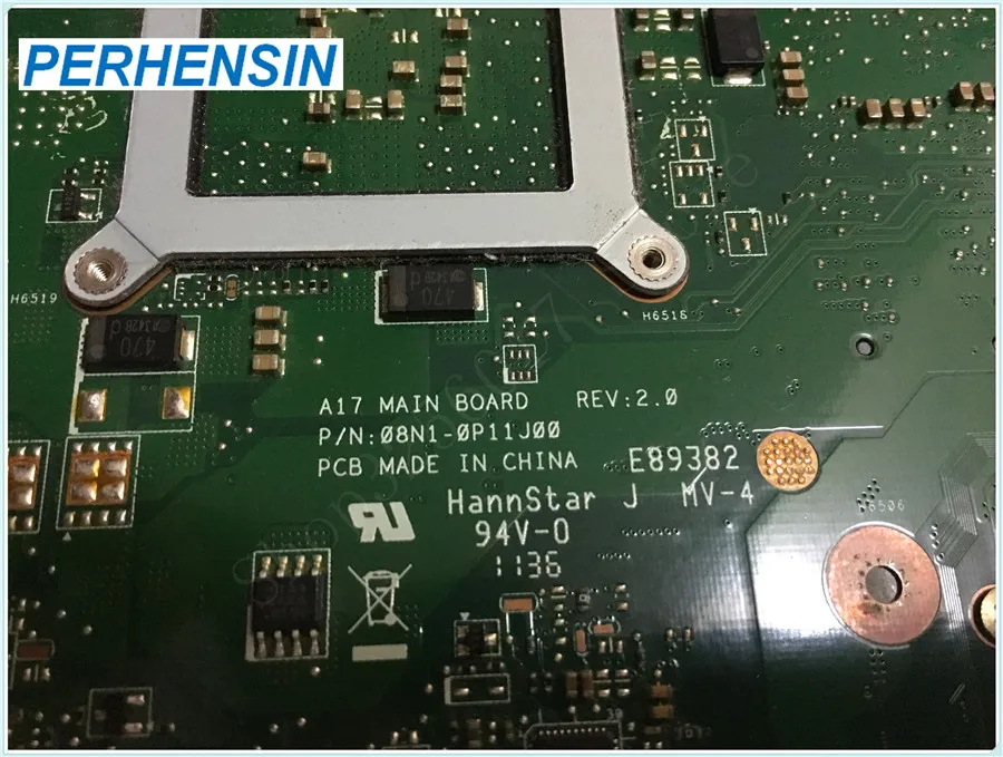 Best  For MSI For A17 Laptop Motherboard MS-16Y1 69N0YEM17A02-01 08N1-0P11J00 100% WORK PERFECTLY