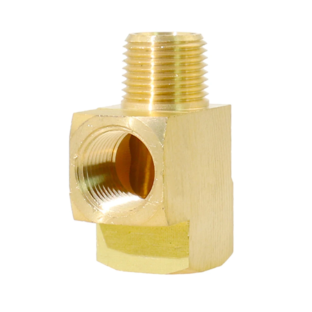 3750 SAE 130424 1/8 1/4 3/8 металлический латунный фитинг для труб Штекерный Тройник уличный
