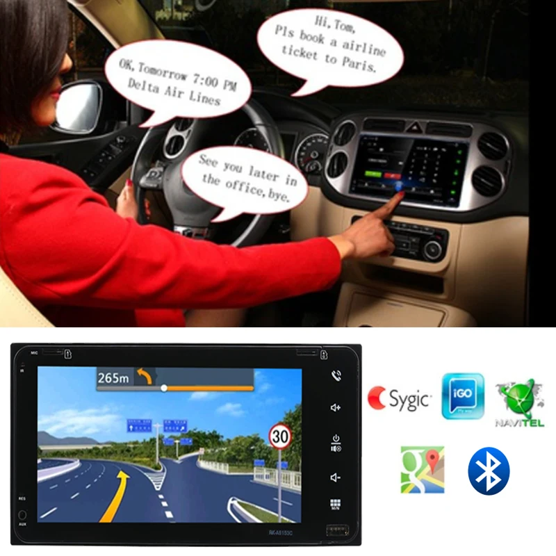 

Premium Car Player RDS WIFI European Map 7 Inches TFT LCD GPS DVD Player for Toyota