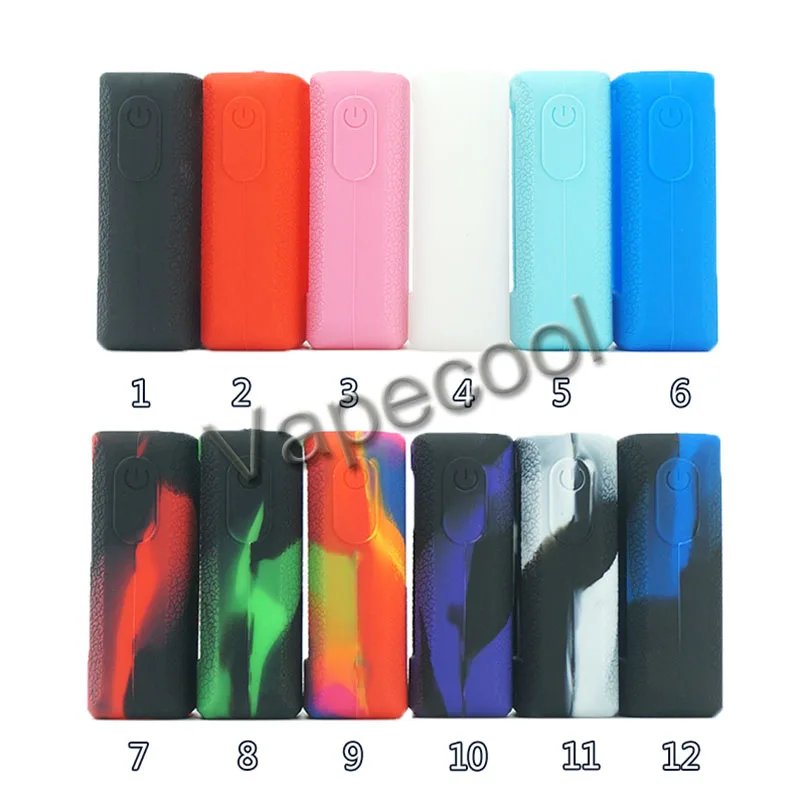 

5pcs Texture case skin for Vaporesso Luxe Nano 80W Touch Screen TC Kit Box Mod Vape Silicone Cover Sleeve Wrap shell gel