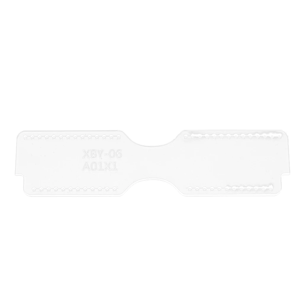 Clear Acrylic Storage Bag Pattern Stencil Template Leather Craft DIY Tool
