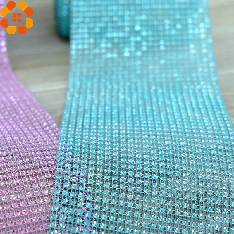 1Yard/91.5MM 20Colors Mesh Trim Bling Diamond Wrap Cake Roll Tulle Crystal Ribbon For DIY Party Wedding Decoration Supplies 1Yard/91.5MM 20Colors Mesh Trim Bling Diamond Wrap Cake Roll Tulle Crystal Ribbon For DIY Party Wedding Decoration Supplies