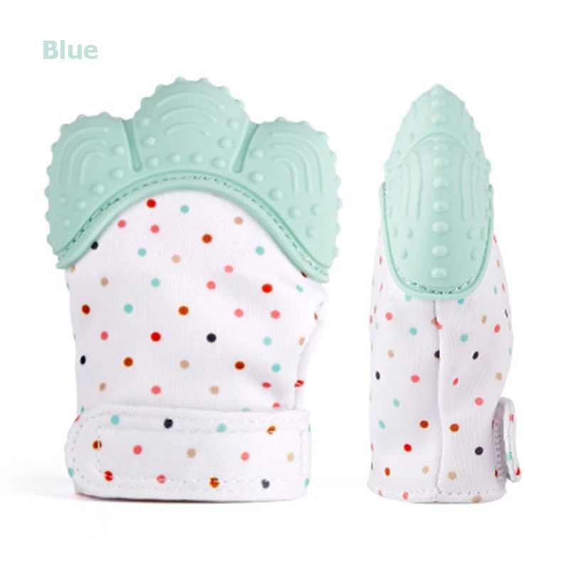 Food Grade Silicone Baby Molar Gloves Silicone Teether Gloves For 6 Months Infant Dental Care Toothbrush Durable BPA Free WT0400 (5)