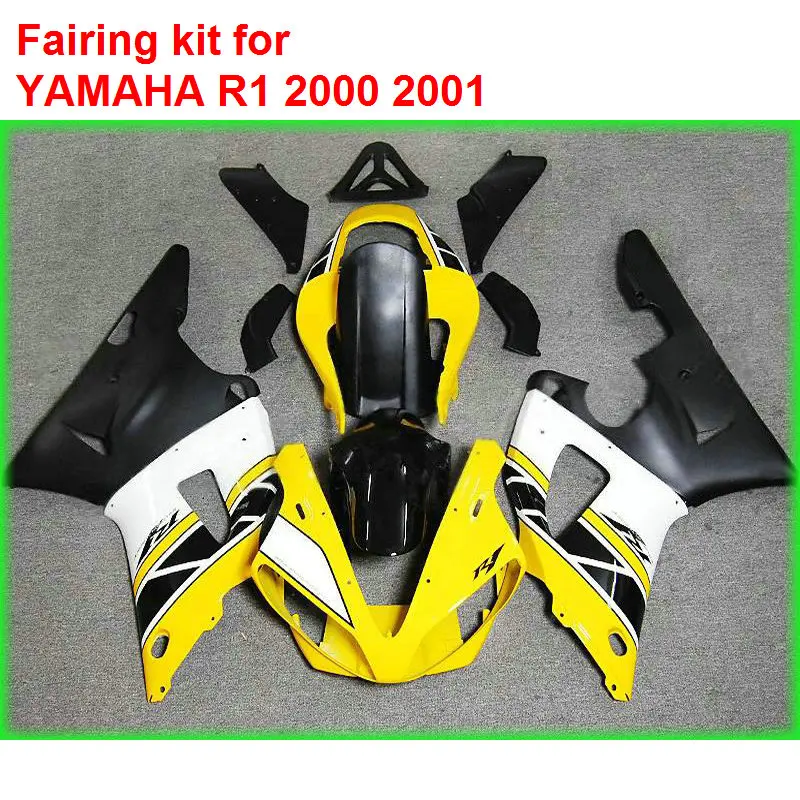 АБС-пластик Обтекатели для Yamaha R1 2000 2001 синий белый мотоциклетный вставной