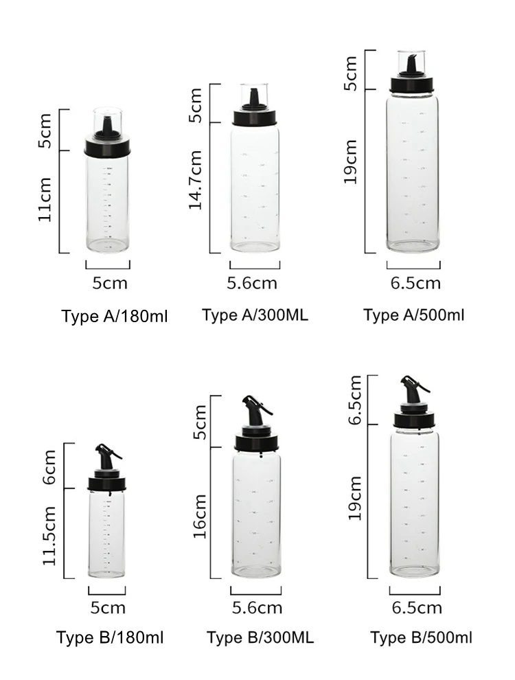 Стеклянная кулинарная приправа, бутылка для хранения масла, дозатор уксуса, соуса, закрытые бутылки, горшок для специй, перца, контейнер, коробка для кухни