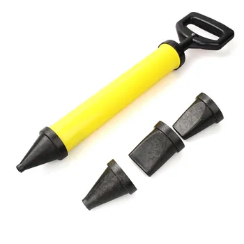 

Stainless Steel Caulking Gun lime Cement Mortar Sprayer gun Applicator Grout Cement Mortar Filling Gun With 4 Nozzles Hand Tool