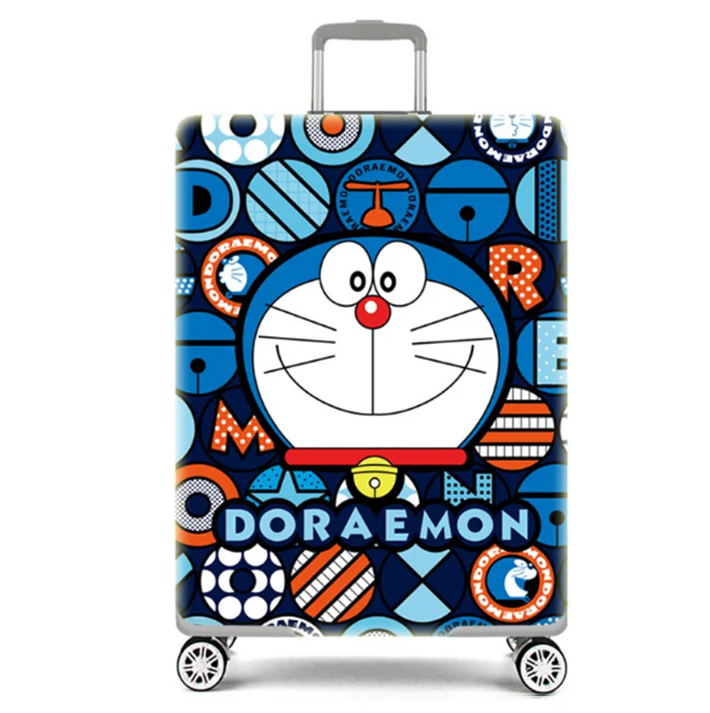 Мультяшный Дорожный Чехол для багажа Doraemon эластичный тканевый защитный чехол