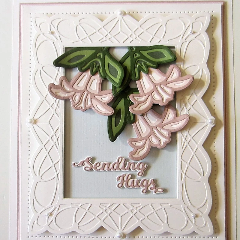 

Sending Hugs" Metal Cutting Die Scrapbooking Template Paper Card Album Photo Making Embossing Handmade Decoration Stencil