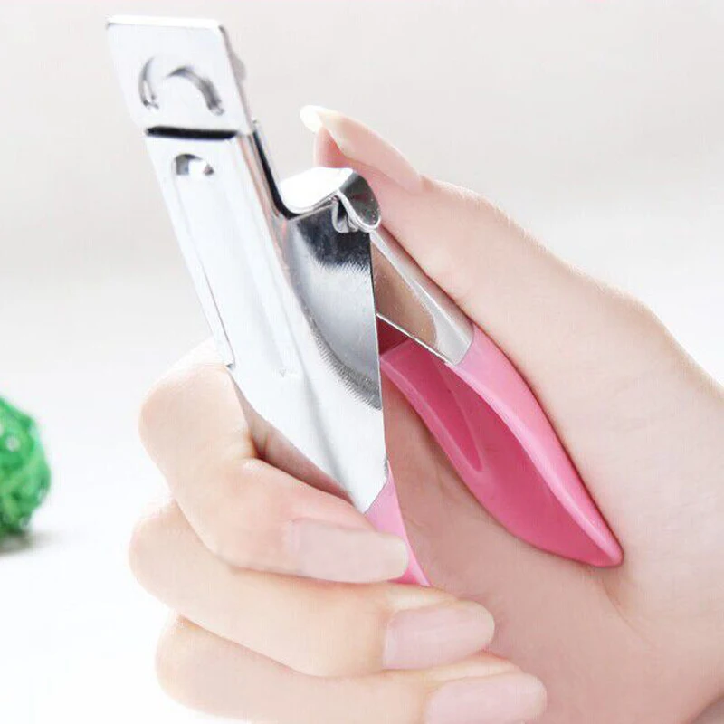 1pcs Useful Finger Nail Tips Edge Cutter Steel Shears Scissors 1pcs Useful Finger Nail Tips Edge Cutter Steel Shears Scissors Art Manicure Tool U Shape Clippers In Trimmers From Beauty Health On