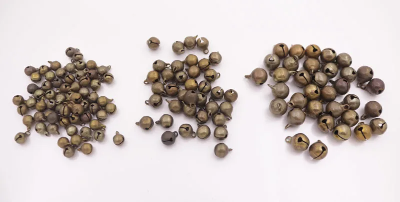 

Lots 100 PCS Brass Jingle Bells Craft Christmas Tree Wreaths 6mm 8mm 10mm 12mm choose size