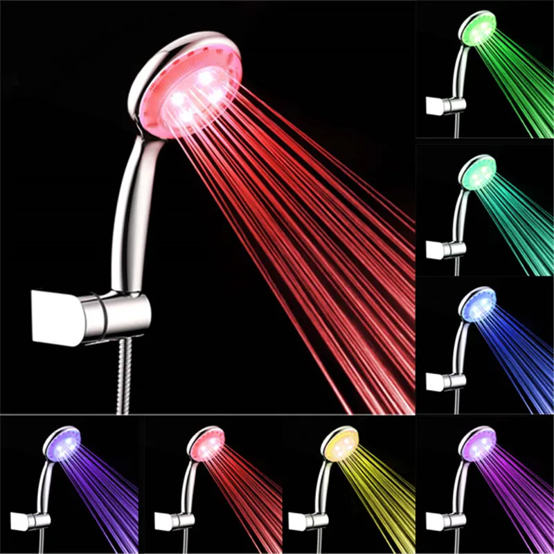 7 Colors bathroom shower led light 8008 A28shower led lightshower