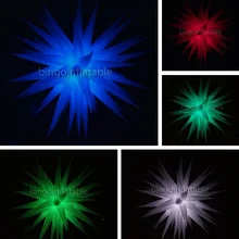 Вечерние надувные Висячие звезды со светодиодным освещением Dia.2.4m игрушки для украшения освещения