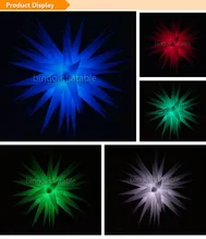 party inflatable hanging stars with led lighting Dia.2.4m lighting decoration Light-Up Toys