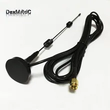 Wifi Antenna 2.4G 7dbi hing gain Sucker antenna 3 meters extension cable SMA MALE connector NEW Wholesale wifi router