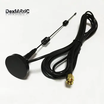 

1PC Wifi Antenna 2.4G 7dbi hing gain Sucker antenna 3 meters extension cable SMA MALE connector NEW Wholesale wifi router