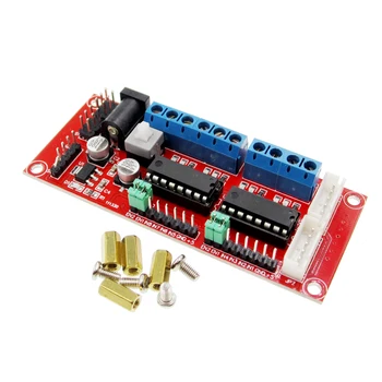 

4 DC Motor Driver Module / 4WD Car / L293D Module Smart Car Robot for Diy Kit