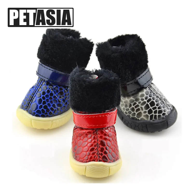 Pet Small XL Dog Shoes Snow Winter 4pcs/set Dog's Boots Waterproof