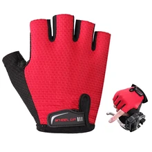 Half-finger Cycling gloves Half Finger Sumer MTB Mountain Bicycle Breathable Gloves Bike Sponge Pad Professional Gloves Men half mountain