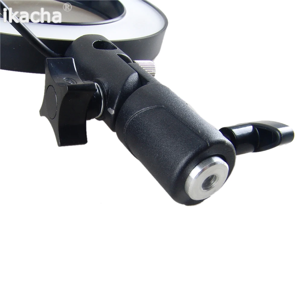 New Ring LED Flash Lights with Ball Head for Tripod LED Lamp Fill Lights for Video Bloggers Living Streaming Video Recording (5)