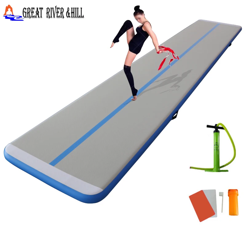Inflatable Fitness Mat For Fitness Training With Size 16 4ftx3