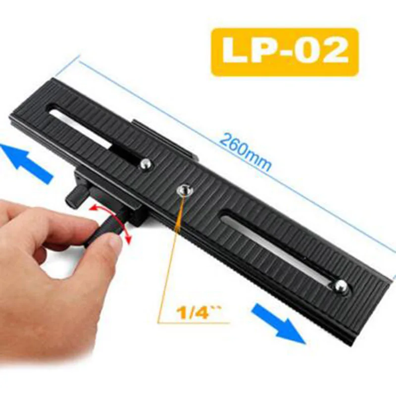 Macro Focusing Rail Slider Trimming Metal Tripod Movable Range 2 Way 1/4\ Macro Focusing Rail Slider Trimming Metal Tripod Movable Range 2 Way 1/4\