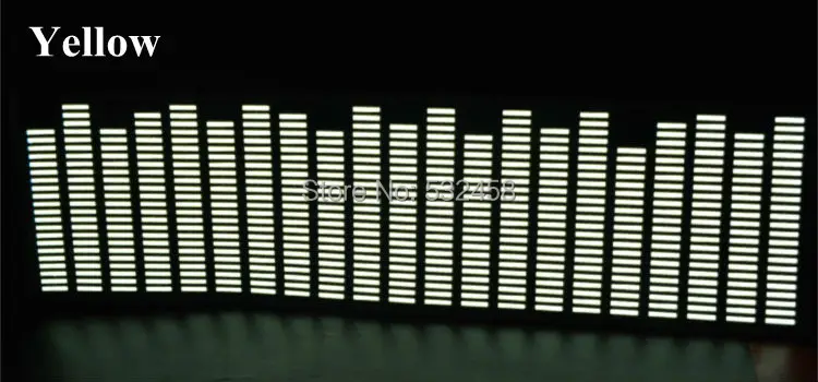 Colourful Music Rhythm Pattern Car Sticker EL Sheet Music Rhythm LED Flash Lamp Stickers Sound Activated LED Light_