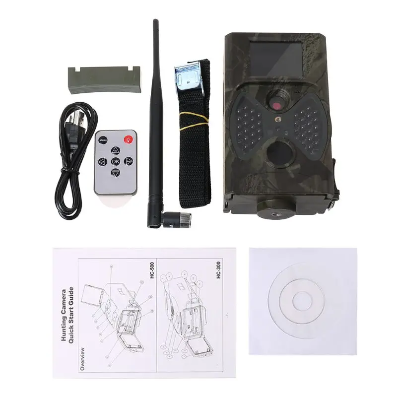 

Outdoor Hunting Camera HC300M 1080P Red Infrared Remote Control Portable Professional 12MP Photo Video Night Vision Camera