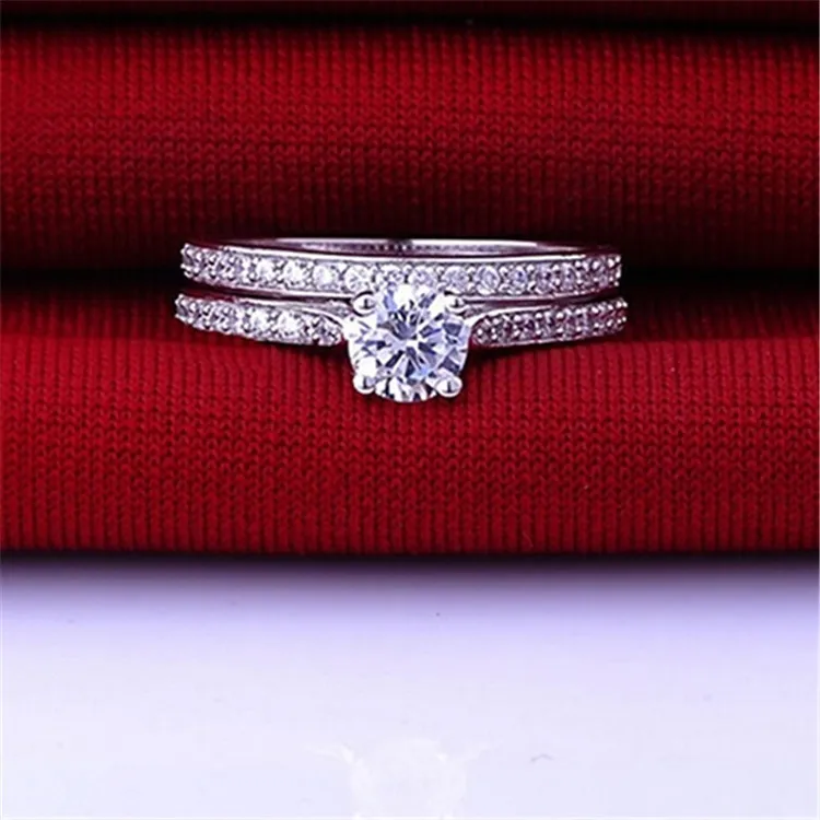 2 шт./компл. очаровательное кольцо для влюбленных Bijoux Femme модные ювелирные изделия