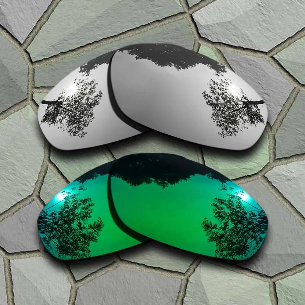 Солнцезащитные очки поляризованные Сменные линзы для солнцезащитных очков - Цвет линз: Chrome-Jade Green